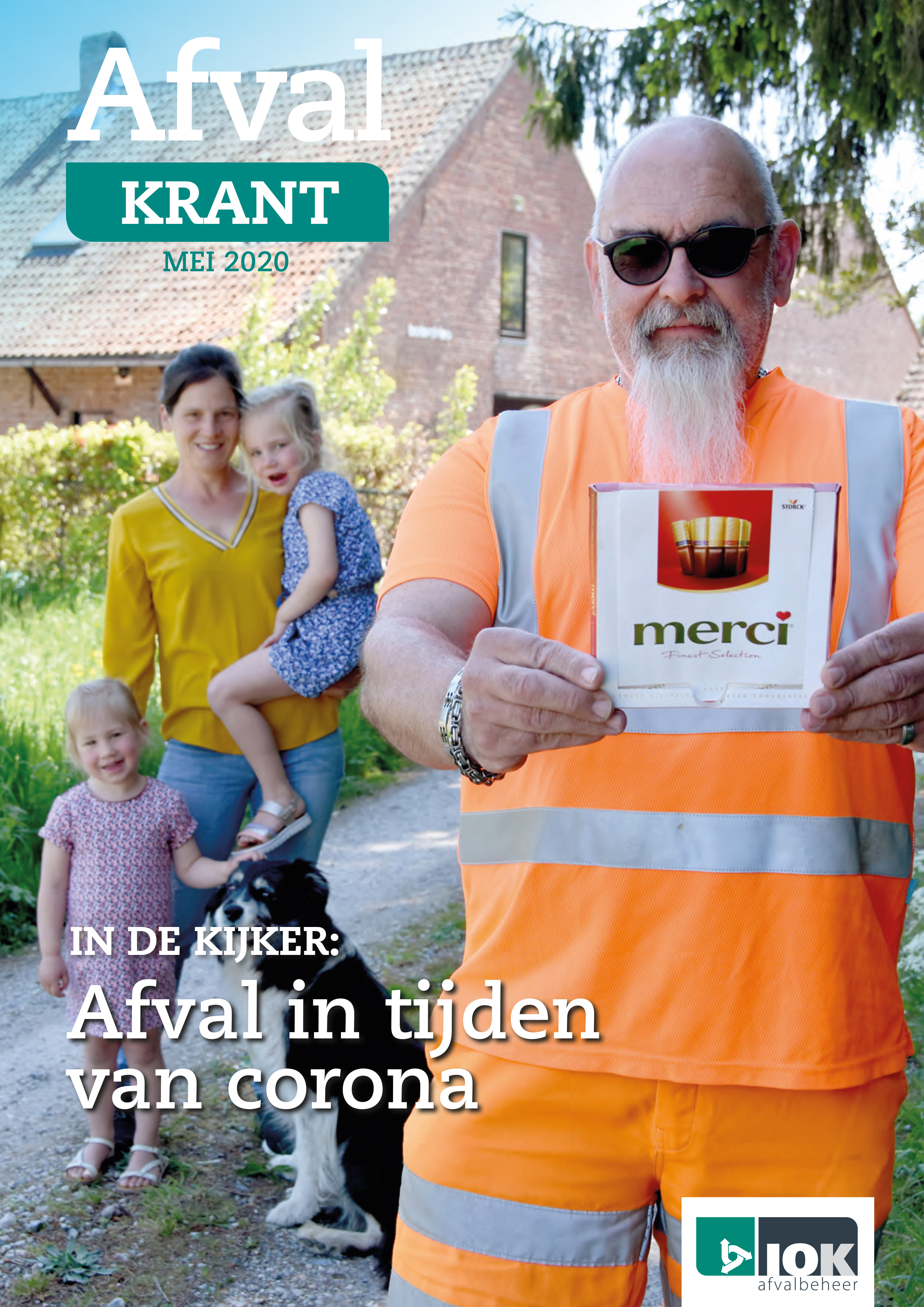 Voorpagina Afvalkrant mei 2020