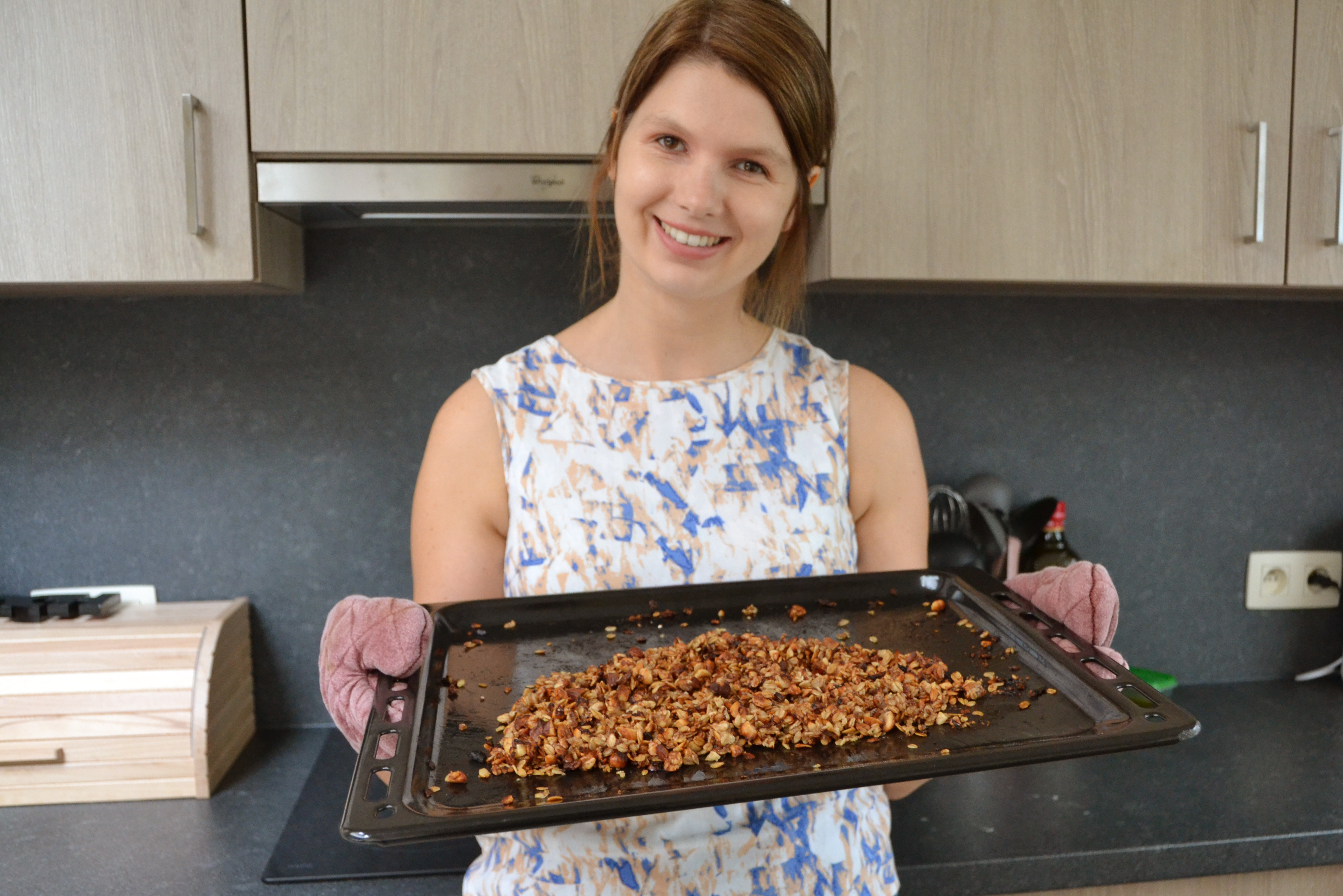 granola uit de oven