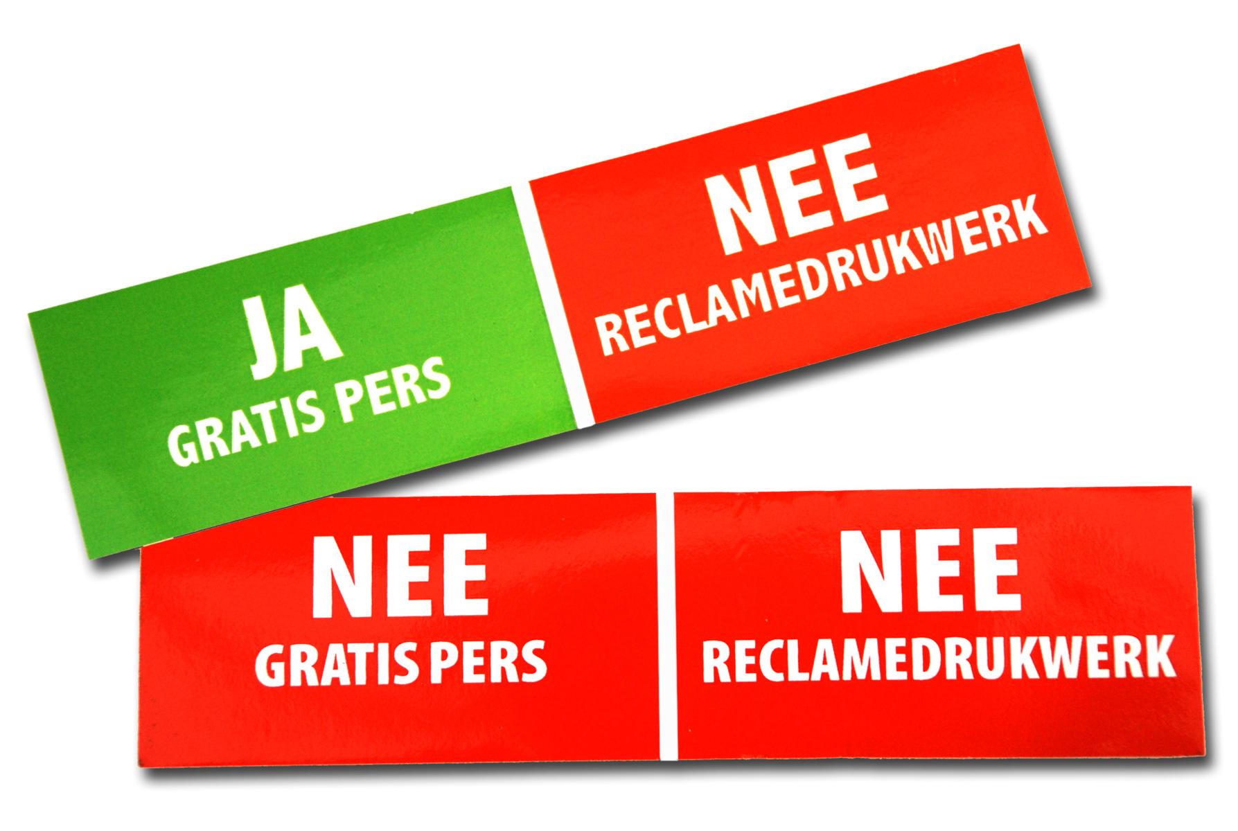 ja-neen, neen-neen stickers